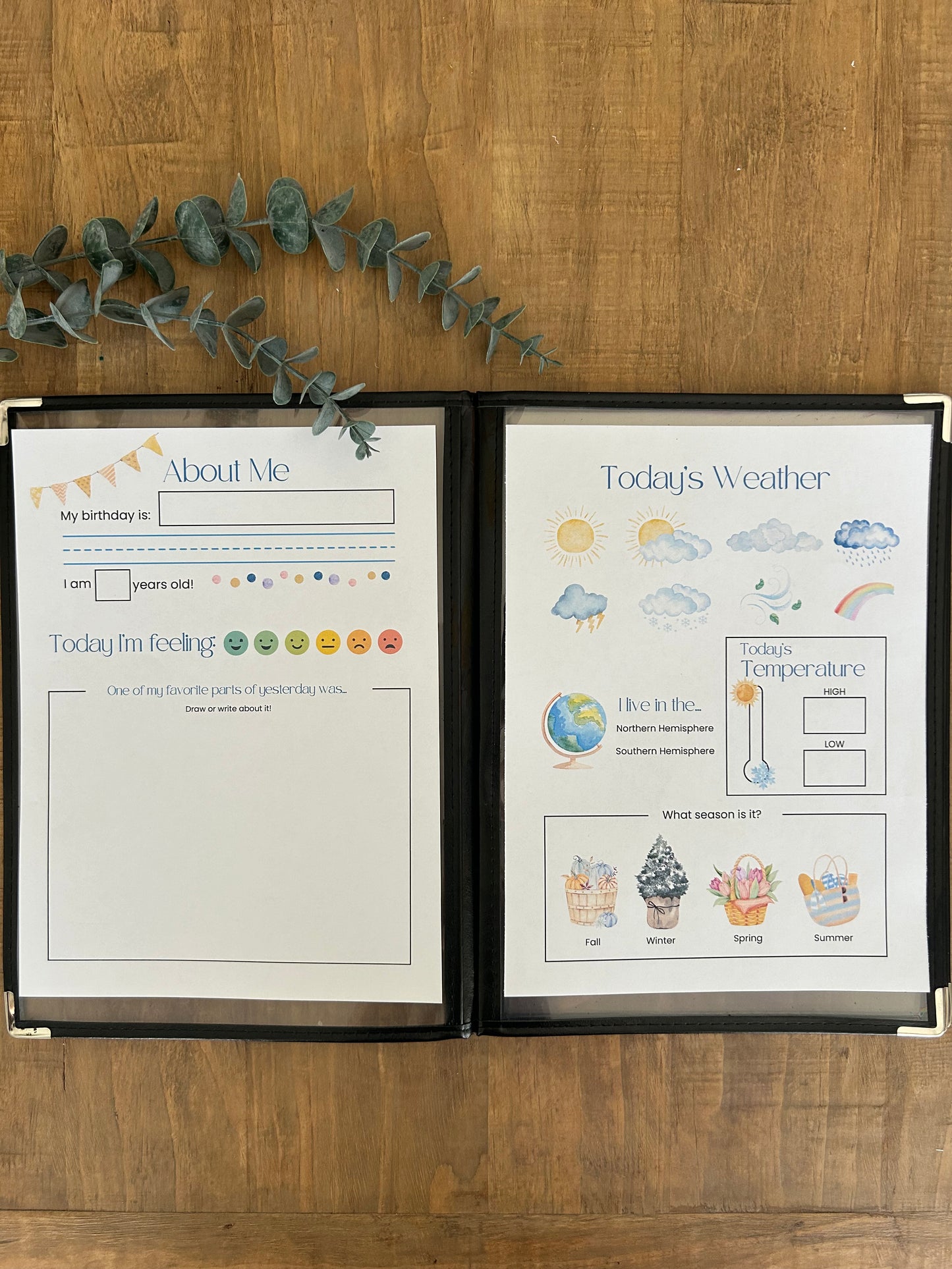 Morning Menu