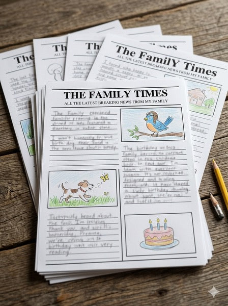 Family Newspaper Template