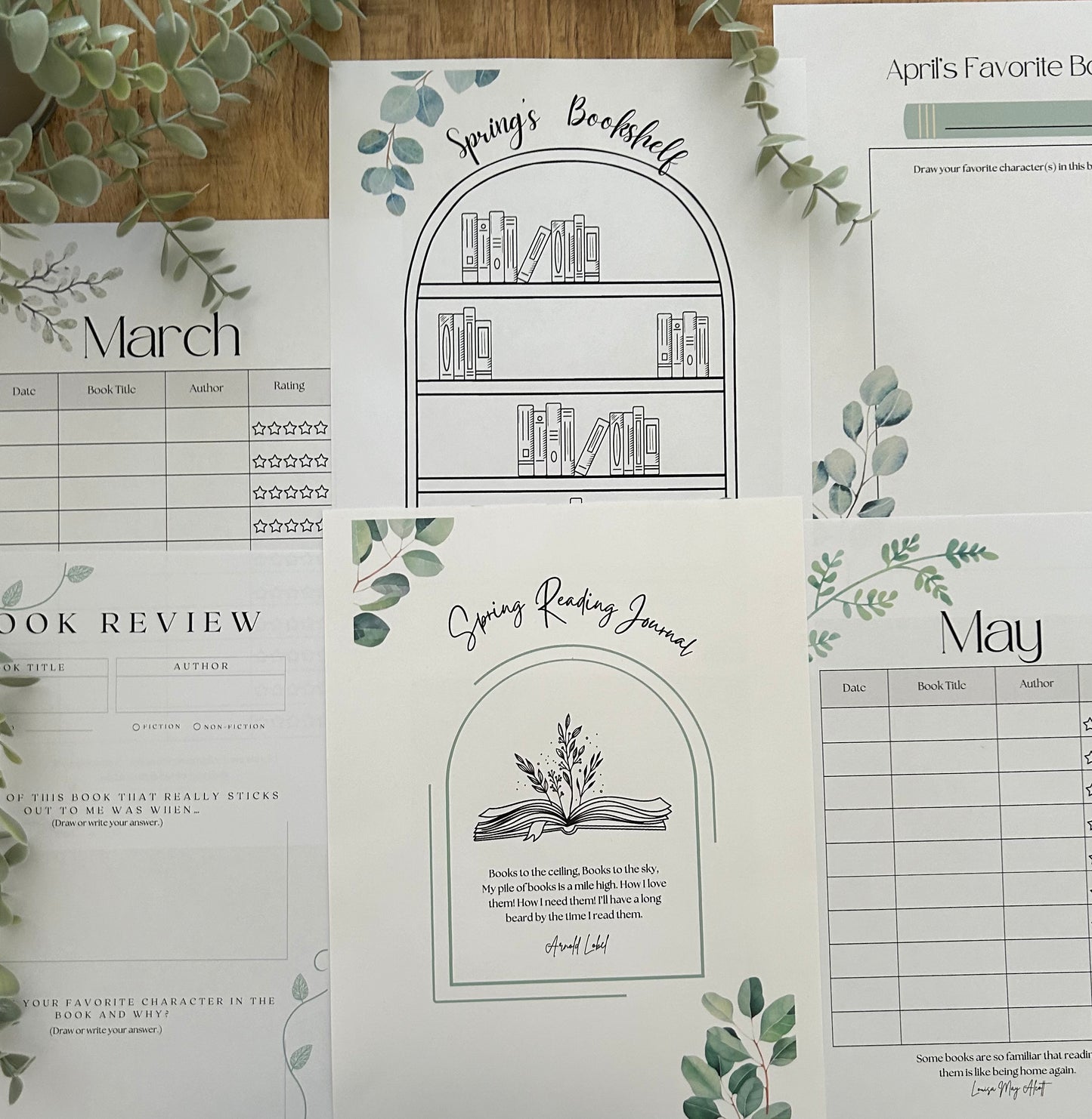 All Seasons Reading Journal Bundle