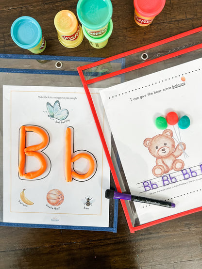 Letters Playdough Mats