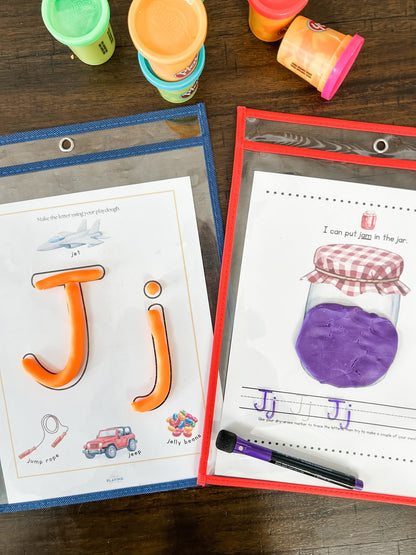 Letters Playdough Mats